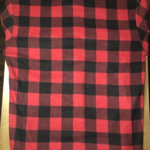 Open Trails Red Plaid Long Sleeve Button Up Flannel Shirt Mens Size XL Outdoors - Picture 9 of 9